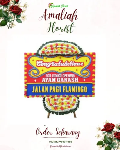 Bunga Papan Congratulation di Dukupuntang